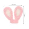 BRIGHTFUFU 20pcs Diy Hairpin Decor Rabbit Ear Charm Creative Jewelry for Women Girls view 3