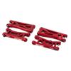 BEAXTURBO Racing Upgrade Parts R/C CNC 7075 Aluminum Front & Rear Lower Arms for LOSI 1/24 Micro-B LOS-1768 (red) view 1