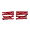 BEAXTURBO Racing Upgrade Parts R/C CNC 7075 Aluminum Front & Rear Lower Arms for LOSI 1/24 Micro-B LOS-1768 (red) view 3