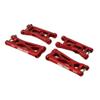 BEAXTURBO Racing Upgrade Parts R/C CNC 7075 Aluminum Front & Rear Lower Arms for LOSI 1/24 Micro-B LOS-1768 (red) view 4