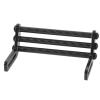 Alomejor RC Car Front Bumper, 75mm Wide Black Bumper with Arched Approach Angle for SCX10 LCG 1/10 Scale RC Crawler Rock Crawling Upgrad view 2