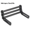 Alomejor RC Car Front Bumper, 75mm Wide Black Bumper with Arched Approach Angle for SCX10 LCG 1/10 Scale RC Crawler Rock Crawling Upgrad view 4