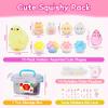 10 Pack Taba Squishies with Toy Box & Cute Stickers, Kawaii Squishy Stress Relief Toys Party Favors for Kids 4-8 8-12, Squishy Sensory Fidget Toys for Kids Easter Gifts Easter Basket Stuffers view 2