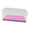 1:43 Toy Cars Showcase Acrylic Display Case Collection Display Stand Collectibles Box for Action Figures Protection Storage, Pink view 1