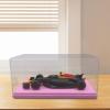1:43 Toy Cars Showcase Acrylic Display Case Collection Display Stand Collectibles Box for Action Figures Protection Storage, Pink view 4
