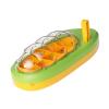 Baoblaze Silkworm Terrariums Breeding Box Silkworm Habitat Kids Learning Toy with Handle Development Toy Breeding Tank Insect Viewer, Green view 1