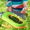Baoblaze Silkworm Terrariums Breeding Box Silkworm Habitat Kids Learning Toy with Handle Development Toy Breeding Tank Insect Viewer, Green view 2