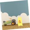 ERINGOGO 1 Set Traffic Road Sign and Construction Scene for Educational Traffic Safety Models for Classroom and Playtime Learning view 2