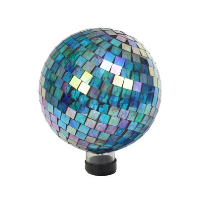 Echo Valley 8293 Borealis Mosaic Gazing Globe Outdoor Dcor for Lawns and Gardens, 10 inches