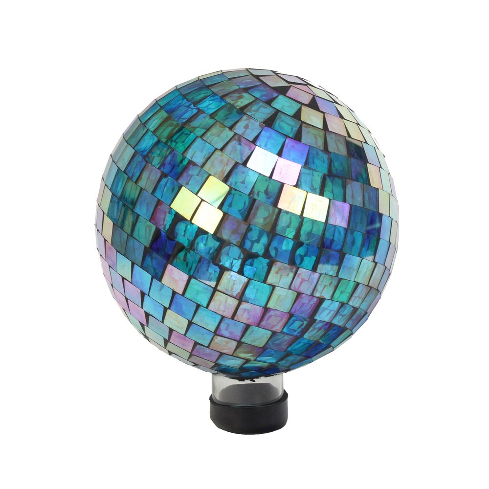 Echo Valley 8293 Borealis Mosaic Gazing Globe Outdoor Dcor for Lawns and Gardens, 10 inches