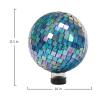 Echo Valley 8293 Borealis Mosaic Gazing Globe Outdoor Dcor for Lawns and Gardens, 10 inches view 3