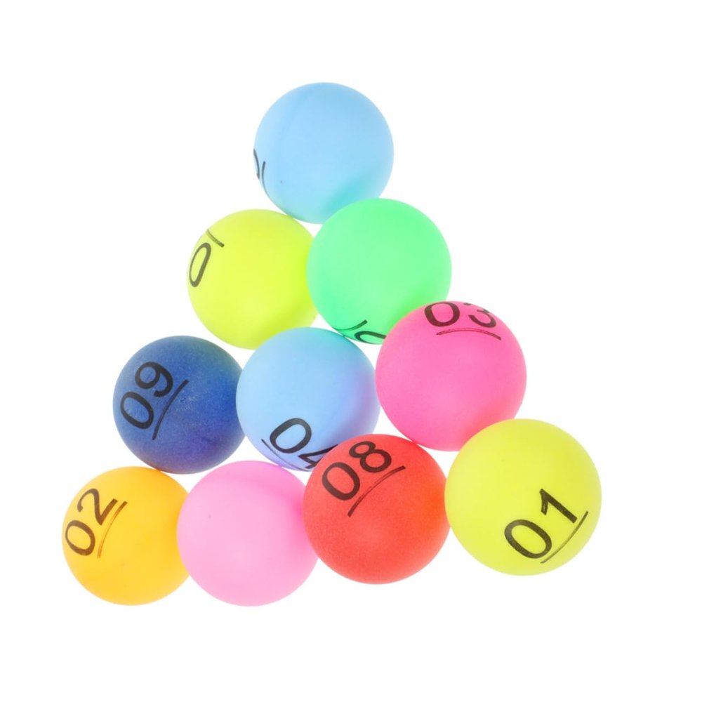 VANZACK 30pcs Raffle Drawing Balls Plastic Balls Numbers for Home Parties and Meetings