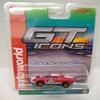 Auto World SC415-4B 1966 GT40 HO Scale Electric Slot Car - #80 Metallic Pink and White view 1