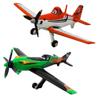 2 Pack Movie Planes No. 7 Dusty and No. 13 Ripslinger Metal Diecast Airplane Toy, Best Gift for Kids and Collectors (D7 Dusty Ripslinger) view 1