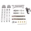 Rc Special Shock Absorber for MN for MN78 for MN82 for MN168 1/12 Metal Rod Shock Absorber Transmission Shaft Set RC Car Tracked Vehicle Parts Accessories Replacement(Silver) view 1