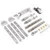 Rc Special Shock Absorber for MN for MN78 for MN82 for MN168 1/12 Metal Rod Shock Absorber Transmission Shaft Set RC Car Tracked Vehicle Parts Accessories Replacement(Silver) view 2