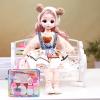 Gatuida Miniature Doll Clothes Storage Bag, Portable Unicorn Doll Accessories Pouch Tote Bag with Handle for Dollhouse Decoration, 9.64 x 8.66 x 3.14 Inch view 3