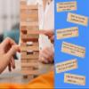 NORTH AMERICAN WEEKEND Falling with Love Tumbling Tower Game - Fun & Romantic Couple's Conversation Starters to Deepen Connection - Relationship Game to Play with Your Partner - Romantic Date Night view 2