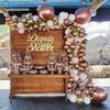 101pcs Chrome Rose Gold Balloons Garland Arch Kit Pink White Ballon for Shower Wedding Birthday Christma Party Decor view 2