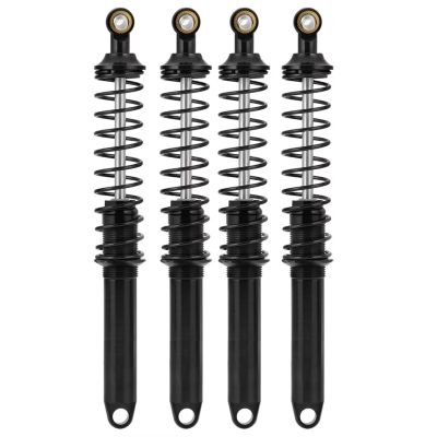 RC Car Shock Absorber Compatible With TRX-4 For Axial For Wraith For SCX10 D90 1/10 RC Car Parts Model Upgrade Parts 120mm Aluminum Shock Absorber(90mm,4pcs)