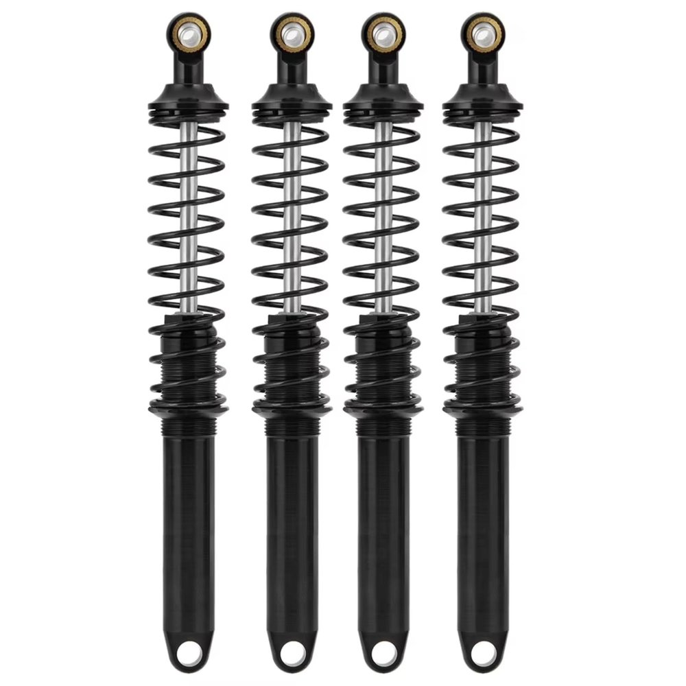 RC Car Shock Absorber Compatible With TRX-4 For Axial For Wraith For SCX10 D90 1/10 RC Car Parts Model Upgrade Parts 120mm Aluminum Shock Absorber(90mm,4pcs)
