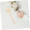 VOSAREA 12Pcs Mini Mallet for Safe Gavel Hammer for Boys and Solid Wood Construction Montessori Promotes and Coordination view 4