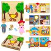 Sendhjurf Montessori Busy Book for Toddlers 3-5 Baby Family Quiet Book Activity Learning Travel Toys for Toddlers Ages 3-5-7 Girls Gift view 1