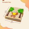 Sendhjurf Montessori Busy Book for Toddlers 3-5 Baby Family Quiet Book Activity Learning Travel Toys for Toddlers Ages 3-5-7 Girls Gift view 3