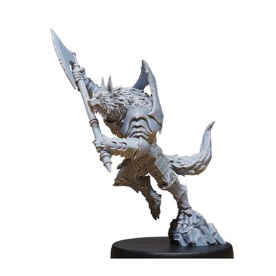Unpainted DND Werewolf Warrior Axe Miniature Figurine, Tabletop Gaming Collectible, Fantasy World, Ideal Gift for Dungeon Masters and Collectors - Designed by Epic Miniatures