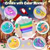 Joytry Christmas Stocking Stuffers, 4 Pack Butter Slime Balls Kit for Kids, Surprise Christmas Slime Gift with Cute Polar Bear Add-ins, Vibrant Colors, Non-Sticky Stress Relief Toy for Girls Boys view 4