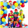 104Pcs/lot Circus Balloons Garland Red Yellow Blue Confetti Balloon Arch for Carnival Shower Wedding Birthday Party Decor view 1
