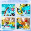 OLHKYN 2026 Upgraded Toddler Sand Water Table Toy with Electric Water Pump, Kids Sand Water with Faucet/Play Food Accessories/Fishing Toy, Kitchen Play Sink Toys for Girl Boy Age 3+ view 2