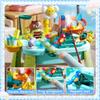 OLHKYN 2026 Upgraded Toddler Sand Water Table Toy with Electric Water Pump, Kids Sand Water with Faucet/Play Food Accessories/Fishing Toy, Kitchen Play Sink Toys for Girl Boy Age 3+ view 3