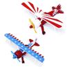 2 Pack Movie Planes Dusty Friends Metal Diecast Airplane Toy, Best Gift for Kids and Collectors (Sun Flag Star Spangled) view 1