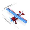 2 Pack Movie Planes Dusty Friends Metal Diecast Airplane Toy, Best Gift for Kids and Collectors (Sun Flag Star Spangled) view 4