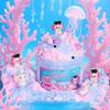 Joytry Axolotl Cloud Slime Kit 2 Pack - 14oz Non-Sticky DIY Slime for Kids, Includes Cute Axolotl Charms & Add-Ins, Glitter, ASMR Sensory Toys, Slime Party Favors for Girls Boys view 2