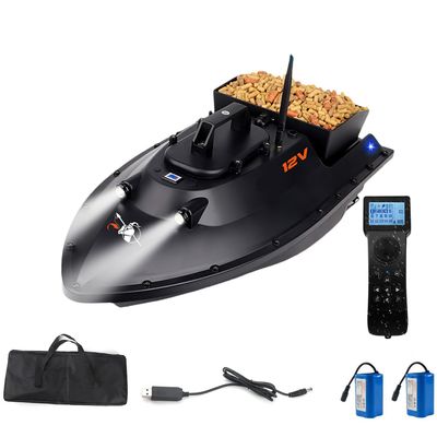 600M Bait Boats for Carp Fishing - 12V RC Fishing Bait Boat 3.5kg Loading with 2x28000 mAh Batteries/Boat Bag, GPS 100-point Positioning | 3-Speed Adjustable, Bait Delivery,Hook Delivery,Net Pulling