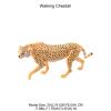 AENIMELY Large Hollow Walking Cheetah Figurine  Realistic Safari Big Cat Model Toy for Kids, Educational Wildlife Animal Figurines, Cake Topper & Jungle Diorama Decor view 2