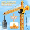28-Inch RC Construction Tower Crane Toy for Kids, 4 Channel Remote Control Crane Toy with LED Light, Grabber, Log, Lifting Basket, 360 swivel, STEM Educational Learning Toys for Boys Ages 3 and Up view 4