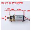 POWTAXBJGD N20 Gear Electronic Starter DC 3V-6V 5V 55RPM Slow Speed Full Metal Gearbox Electronic Starter DIY Robot Car Lock view 2