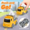 IJIGU Truck Toys for Toddler 1, 2, 3, 4 Year Old Boy, Construction Transport Trucks Toy Set, Ideal Christmas Birthday Gifts for Kids. view 3