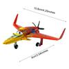 2 Pack Movie Planes Dusty Friends No. 11 Bulldog Ishani Metal Diecast Cartoon Airplane Toy, Best Gift for Kids and Collectors (Bulldog Ishani) view 3