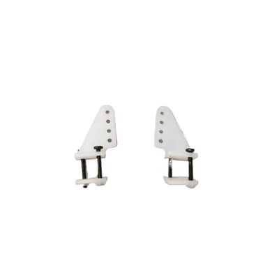 Compatible Replacement Nylon Square Pin Horns Set of 10 15x20 4 Hole Dimensions L15xW11xH20 Compatible with RC Airplanes Electric Planes and Foam Aeromodelling Parts(Screws(M2X20MM))