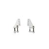 Compatible Replacement Nylon Square Pin Horns Set of 10 15x20 4 Hole Dimensions L15xW11xH20 Compatible with RC Airplanes Electric Planes and Foam Aeromodelling Parts(Screws(M2X20MM)) view 1