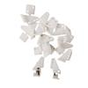 Compatible Replacement Nylon Square Pin Horns Set of 10 15x20 4 Hole Dimensions L15xW11xH20 Compatible with RC Airplanes Electric Planes and Foam Aeromodelling Parts(Screws(M2X20MM)) view 2