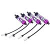 4Pcs Set 92mm Front 105mm Rear Oil Damper Suspension for 1/10 RC Car Truggy Truck Hongnor (Purple) view 4