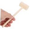 BESPORTBLE 12Pcs Mini Mallet for Solid Wood Hammers Fun Beat to Enhance Hand Eye Coordination and Safe and for Boys view 3