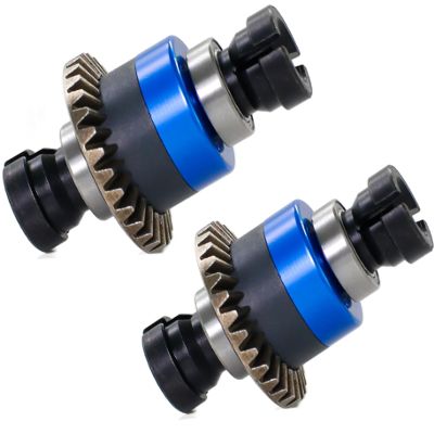 2 pcs Steel Assembled Differential 30T 0.8Mod GROM for ARRMA 1/18 Granite Typhon 1/14 Mojave GROM,Replacement # ARA311177#ARA311177V2 (Black Blue)