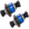 2 pcs Steel Assembled Differential 30T 0.8Mod GROM for ARRMA 1/18 Granite Typhon 1/14 Mojave GROM,Replacement # ARA311177#ARA311177V2 (Black Blue) view 1