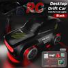 1:64 Mini RC Drift Car, 2.4GHz 4WD Rechargeable High Speed Remote Control Racing Vehicle for Adults, Full-Proportional Desktop RC Cars (RTR/Black) view 3